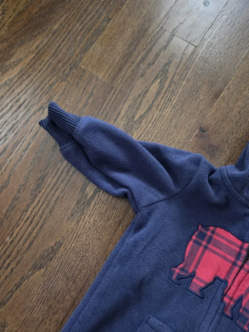 Carters Boys 3M Fleece Bear Romper